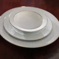سرویس ۱۲ نفره مدل سپید صدف  کاملا نو