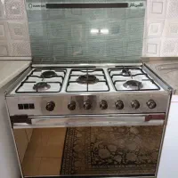 اجاق گاز پنج شعله فر دار لا جوحه گردان