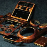 هیدروگرافی و رنگ طرح چوب کربن مشکی پیانویی