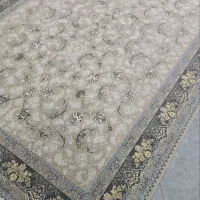 فرش/ نقشه اسپیرال بژ