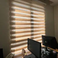 چهار عدد پرده زبرا اداری .کرکره‌ای