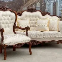 مبل کلاسیک تمام منبت چوب گردو آراد