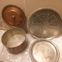 سینی مسی وقابلمه سالم زیرقیمت فوری