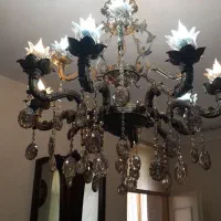 لوستر برنز پانزده شاخه