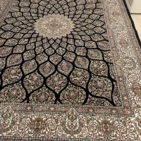 فرش ۹ متری  ماشینی نگین مشهد طرح شاه عباسی