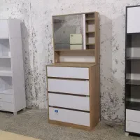 دراور چهار کشو آینه باکس دار / میز آرایش