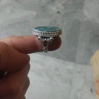 انگشتر فیروزه کهنه عنکبوتی اصل نیشابور