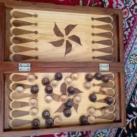 تخته نرد چوب گردو