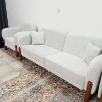 مبل ۸نفره با میز در حد نو ۲ماه کارکرده مناسب جهاز