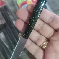 ۲۴ عدد چاقو میوه خوری مشکی طلایی نو استفاده نشده