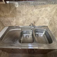 سینک استیل دو لگن