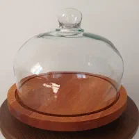 ظرف کیک خوری شیشه ای