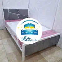 تخت خواب۱یک و نیم نفره حاجی پور(تختخواب ۱۲۰در۲)تشک
