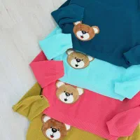 بلوز بافت طرح خرس