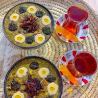 * آشکده نرگس + آش خوشمزه *