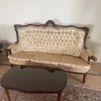 مبل ۷ نفره چوب گردو