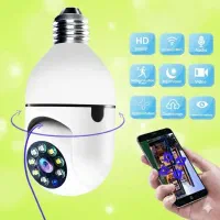 دوربین لامپی چرخشی مدل360Eye/خانه زیر نظر شب و روز