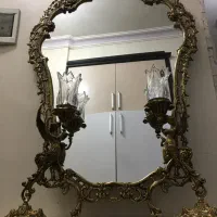 اینه وکنسول وشمعدان برنز سنگین وزن قیمت ۲۷۸۰۰