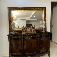کنسول سه درب وسه کشو  با آینه شکیل وکارشده