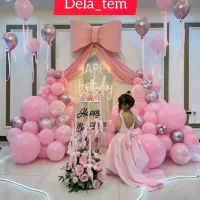 عروسی تولدبادکنک آرایی تم عقد گل حنا بله برون سفره