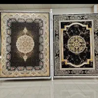 فرش  کاشان 1500شانه تراکم ۴۵۰۰ سبز