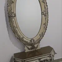 آینه کنسول تمام چوب