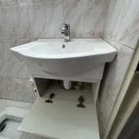 روشویی کابینت دار سرامیکی به همراه آینه باکس