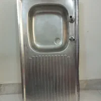 سینک ظرفشویی مارک استیل البرز جنس قدیمی درطوقچی