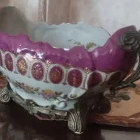 ظرف چینی وبرنز انتیک