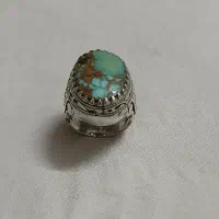 انگشتر نقره فیروزه سایز بزرگ