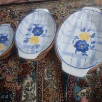 سه عدد ماهیتابه چینی باسبد زیری بفروش میرسد