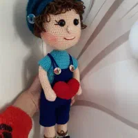 عروسک بافتنی زیبا