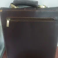 کیف دوشی چرم طبیعی شهر چرم مدل 3-111340