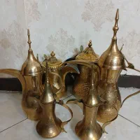 دله قهوه جوش سماوربرنجی کلکسیون برنزی ظروف