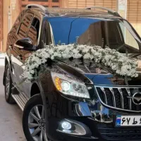گل آرایی ماشین عروس چیدمان تزئینات طراحی هرمجالسی