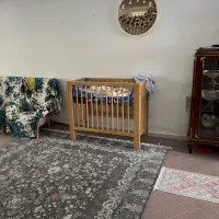 تختخواب تمام چوب کودک