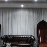 پرده حریر عرض ۶متر مناسب برای سالن