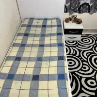 تخت یک نفره ام دی اف کاملا نو و پاتختی