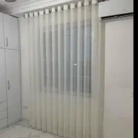 پرده حریر ساده شیک و مجلسی