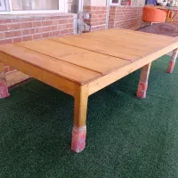 تخت حیاطی سفارشی چوب روس