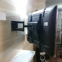 نصاب براکت تلویزیون،نصب پایه دیواری تلویزیون