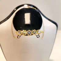دستبند گوشواره طرح گل