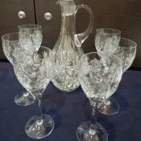 جام ولیوان پایه دار  پارچ ولیوان تراش دار