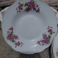 ظرف گلسرخی قدیمی مارک چین