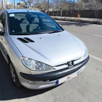 پژو 206 تیپ 5 نقرهای هاچ بک مدل 1394