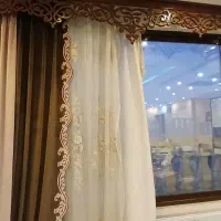 پرده پذیرایی و به همراه کتیبه کامل زیبا