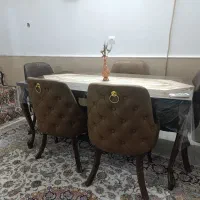 یک دست میز ناهارخوری ۶نفره نو