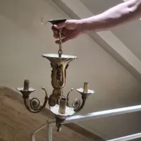 لوستر برنز 3 شاخه