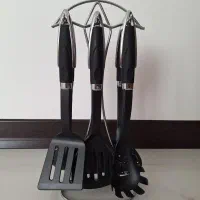 ست کفگیر و ملاقه ۶ پارچه پایه دار
