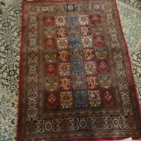قالیچه طرح خشتی قدیمی